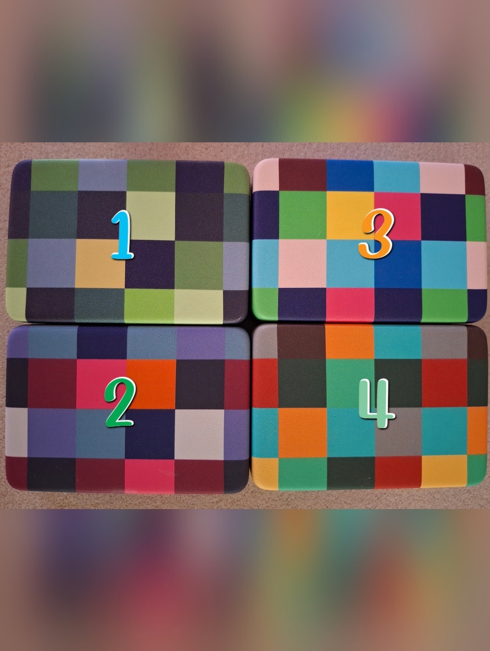 Assorted Checkered Portable Jewelry Case By Kikkerland- 4 Designs Available